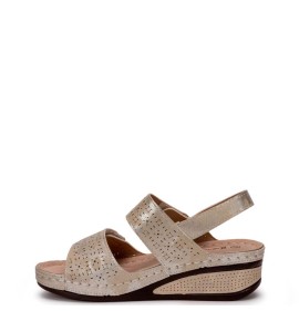 G2229PL Γυναικείο Ανατομικό Πέδιλο ZAK SHOES Πλατίνα