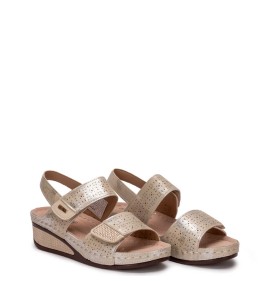 G2229PL Γυναικείο Ανατομικό Πέδιλο ZAK SHOES Πλατίνα
