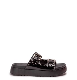 G2235B Γυναικεία Παντόφλα Flatform ZAK SHOES Μαύρο