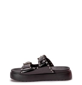G2235B Γυναικεία Παντόφλα Flatform ZAK SHOES Μαύρο