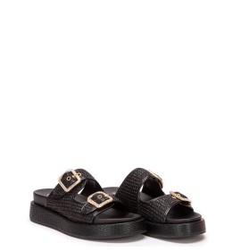 G2236B Γυναικεία Παντόφλα Flatform ZAK SHOES Μαύρο