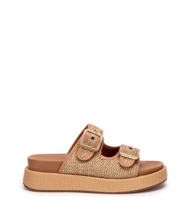 G2236BE Γυναικεία Παντόφλα Flatform ZAK SHOES Μπεζ
