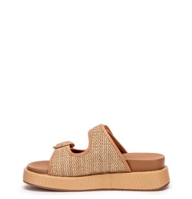 G2236BE Γυναικεία Παντόφλα Flatform ZAK SHOES Μπεζ