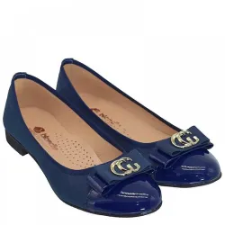 G6710BL Woman Ballerina Oversized Blondie Blue