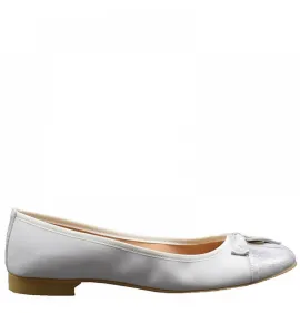 G7058W Γυναικεία Μπαλαρίνα Υπερμεγέθης Blondie Άσπρο