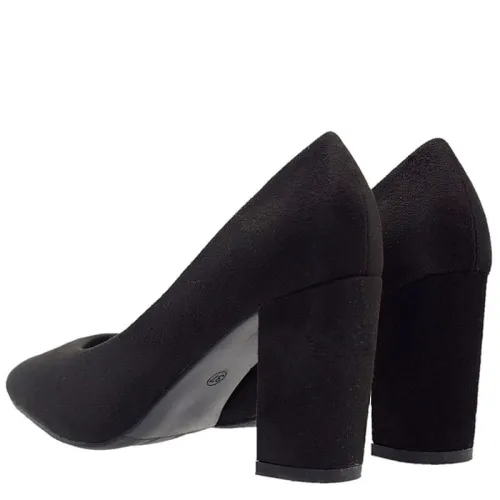 G7111B Women's Pump SIRENA Black Suede