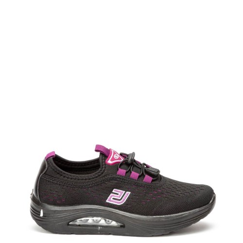 G7149BP Women's Airsole Sneakers BC Black-Purple  G7149BP Women's Airsole Sneakers BC Black-Purple