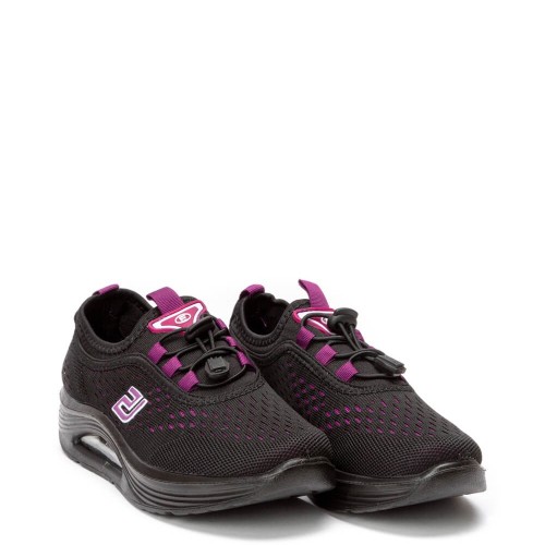 G7149BP Women's Airsole Sneakers BC Black-Purple  G7149BP Women's Airsole Sneakers BC Black-Purple