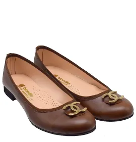 G7249BR Γυναικεία Μπαλαρίνα Υπερμεγέθης Blondie Καφέ G7249BR Γυναικεία Μπαλαρίνα Υπερμεγέθης Blondie Καφέ