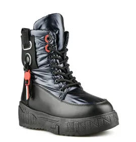 G7304B Γυναικείο Μποτάκι Apres TENDENZ Μπλε