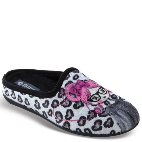G7328B  Women's Slippers FAME Black G7328B  Women's Slippers FAME Black