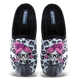 G7328B  Women's Slippers FAME Black G7328B  Women's Slippers FAME Black