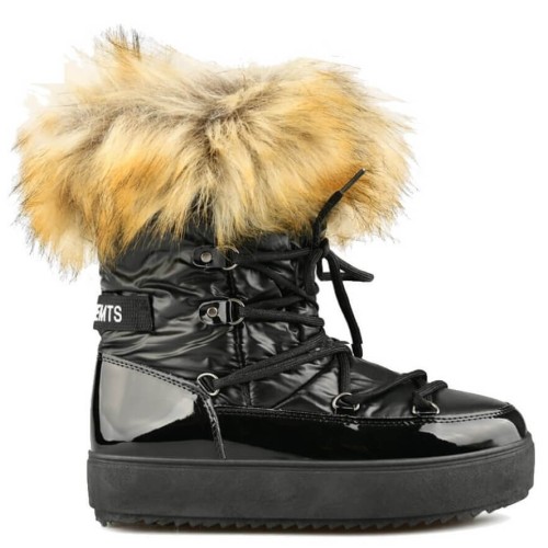 G7424B Women's Αprès Boots TENDENZ Black G7424B Women's Αprès Boots TENDENZ Black