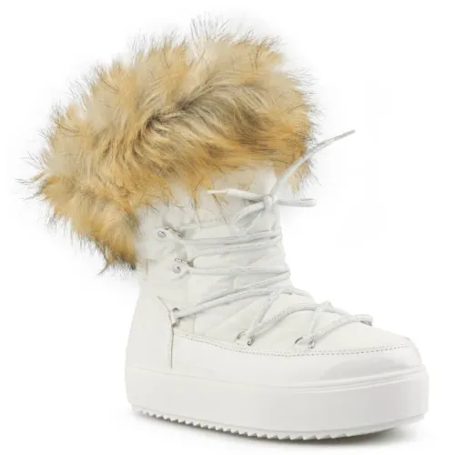G7424W Women's Après Boots TENDENZ White G7424W Women's Après Boots TENDENZ White