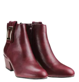 G7432BO Γυναικείο Μποτάκι BLONDIE Μπορντό