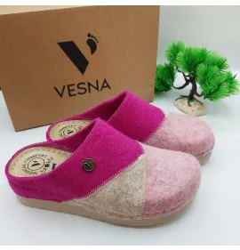 G7434F Γυναικεία Ανατομική Παντόφλα VESNA Φουξ G7434F Γυναικεία Ανατομική Παντόφλα VESNA Φουξ