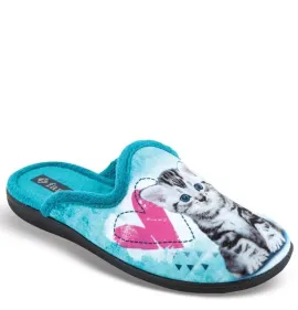 G7435LB  Γυναικεία Παντόφλα FAME Σιέλ G7435LB  Γυναικεία Παντόφλα FAME Σιέλ