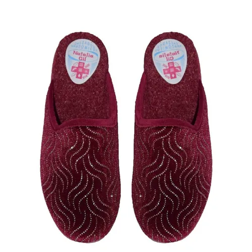 G7444BO Γυναικεία Παντόφλα FAME Μπορντό