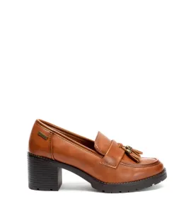 G7454C Γυναικείο Loafers BLONDIE Κάμελ