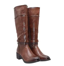 G7457BR Γυναικεία Μπότα BLONDIE Καφέ