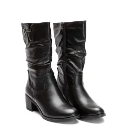 G7458B Women's  Boots 3/4 BLONDIE Black