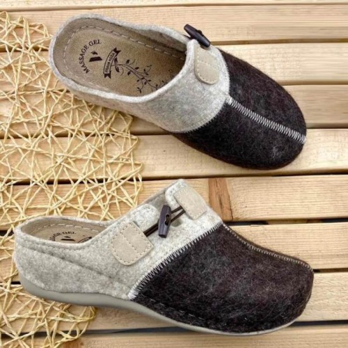 G7462BR Woman Anatomic Slipper VESNA Brown G7462BR Woman Anatomic Slipper VESNA Brown
