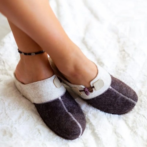 G7462BR Woman Anatomic Slipper VESNA Brown G7462BR Woman Anatomic Slipper VESNA Brown