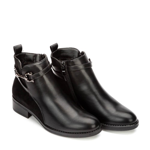 G7480B Γυναικείο Μποτάκι BLONDIE Μαύρο