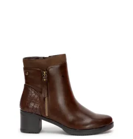 G7481BR Γυναικείο Μποτάκι ZAK SHOES Καφέ