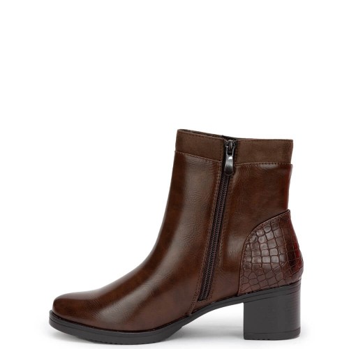 G7481BR Γυναικείο Μποτάκι ZAK SHOES Καφέ