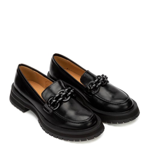 G7492B Γυναικείο Loafers BETSY Μαύρο