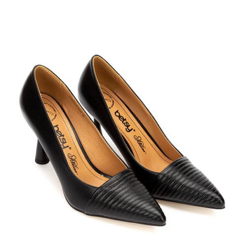 G7493B Γυναικεία Γόβα BETSY Μαύρο