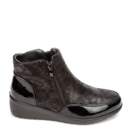 G7502B Γυναικείο Ανατομικό Μποτάκι BLONDIE Μαύρο