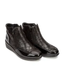 G7502B Γυναικείο Ανατομικό Μποτάκι BLONDIE Μαύρο