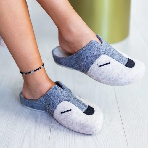 G7503GR Woman Anatomical Slipper VESNA Grey G7503GR Woman Anatomical Slipper VESNA Grey