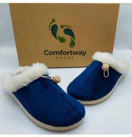 G7505BL Woman Slipper COMFORT WAY Blue G7505BL Woman Slipper COMFORT WAY Blue