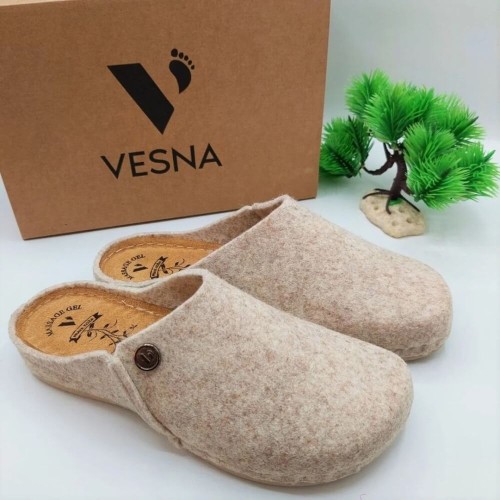 G7514BE Woman Anatomic Slipper VESNA Beige G7514BE Woman Anatomic Slipper VESNA Beige