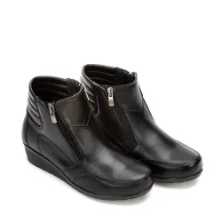 G7530B Γυναικείο Ανατομικό Μποτάκι AEROSTEP Μαύρο