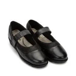 G7538B Women's Leather Barreta SABINO Black