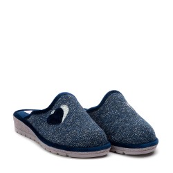G7547BL Woman's Slippers ROSE Blue