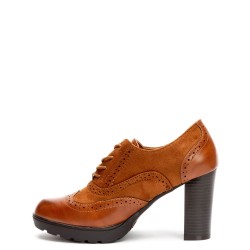 G7622C Γυναικείο Loafers BLONDIE Κάμελ