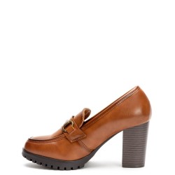 G7623C Γυναικείο Loafers BLONDIE Κάμελ