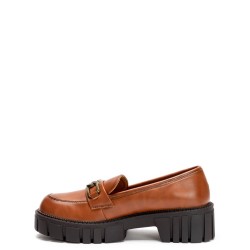 G7626C Γυναικείο Loafers BLONDIE Κάμελ