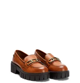 G7626C Γυναικείο Loafers BLONDIE Κάμελ