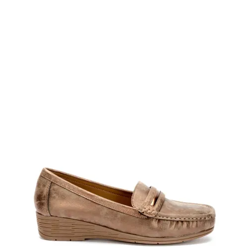 G7628BZ Γυναικείο Μοκασίνι BLONDIE Μπρονζέ