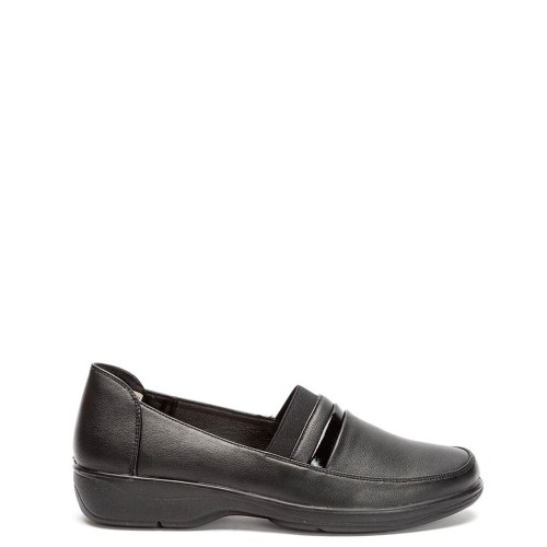 G7636B Γυναικείο Μοκασίνι ZAK SHOES Μαύρο