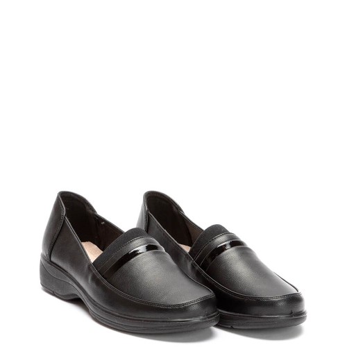 G7636B Γυναικείο Μοκασίνι ZAK SHOES Μαύρο