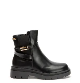 G7649B Γυναικείο Μποτάκι BLONDIE Μαύρο