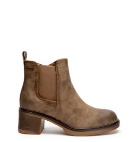 G7654K Γυναικείο Μποτάκι BLONDIE Χακί