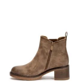 G7654K Γυναικείο Μποτάκι BLONDIE Χακί